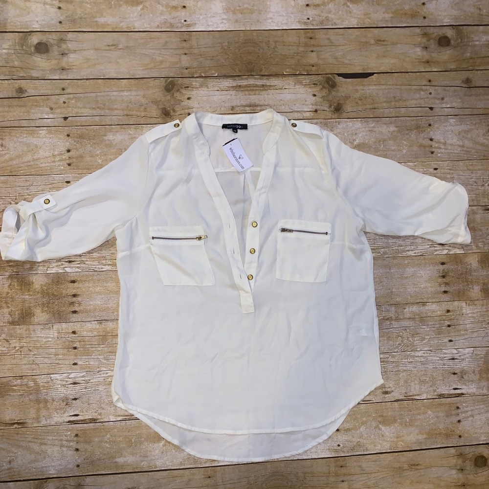Ivory blouse